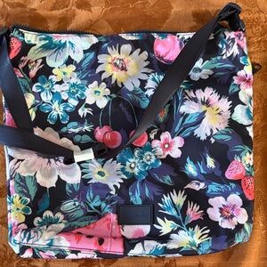 Vera Bradley Navy Floral Shoulder Bag